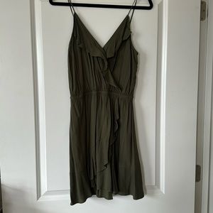 Express Olive Green Dress